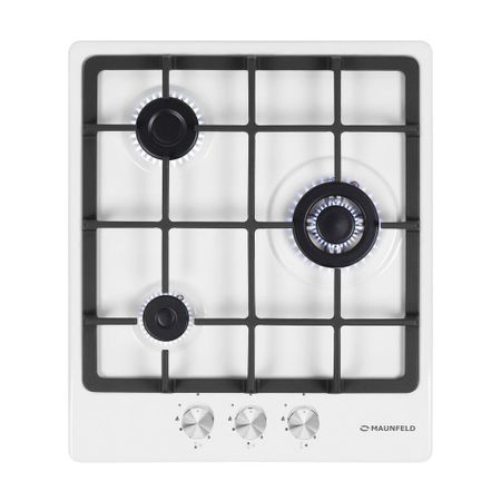 Варочная панель газовая Maunfeld EGHE.43.33CW/G 3 конфорки белая в ю патенкова контроль за деятельностью акционерного общества правовое регулирование монография