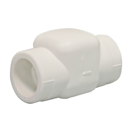 Клапан обратный полипропиленовый СТМ 25 мм прямой (CPCVF025) электромагнитный клапан vzct для аргонодуговой сварки