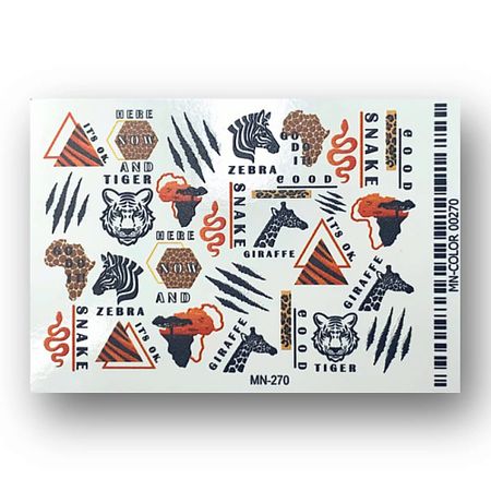 Слайдеры ANNA TKACHEVA Слайдер дизайн для ногтей 2D MN 270