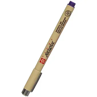 Ручка-кисточка капиллярная Pigma Brush Пурпурный, Sakura