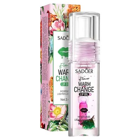 Масло для губ SADOER Масло для губ согревающее масло для губ sadoer масло для придания объема губам увлажняющее с вазелином