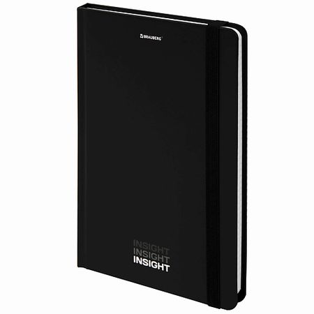Блокнот BRAUBERG Блокнот с резинкой А5 Insight