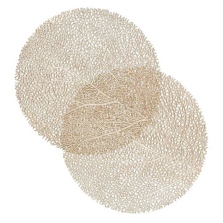 Подставка под горячее ARYA HOME COLLECTION Салфетки Под Столовые Приборы Leaf 38x38 td home золотые столовые приборы из нержавеющей стали 304