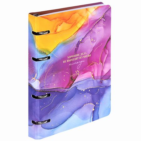 Тетрадь BRAUBERG Тетрадь на кольцах 120 листов Жидкое искусство настенная наклейка романтическое искусство винил