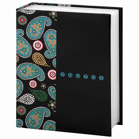 Фотоальбом BRAUBERG Фотоальбом на 304 фотографии 10х15 см, Пейсли прозрачный фотоальбом poka binder 50 100 шт