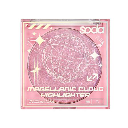 Хайлайтер для лица SODA Хайлайтер MAGELLANIC CLOUD #billionstars хайлайтер для лица catrice highlighting hero дуо в карандаше тон 020 daylight