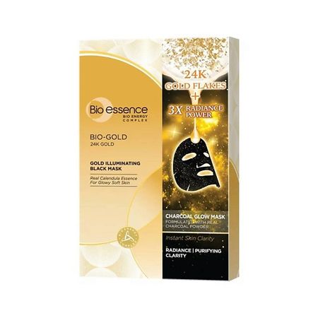 Маска для лица BIO ESSENCE Омолаживающая маска для лица для сияния и гладкости кожи с Золотом