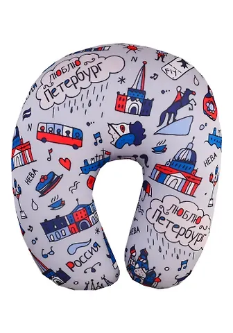 Подголовник-антистресс СПб Люблю Петербург (35х35)