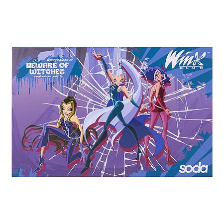 Палетка SODA Палетка теней Beware Of Witches #magicalpower. Коллекция Winx