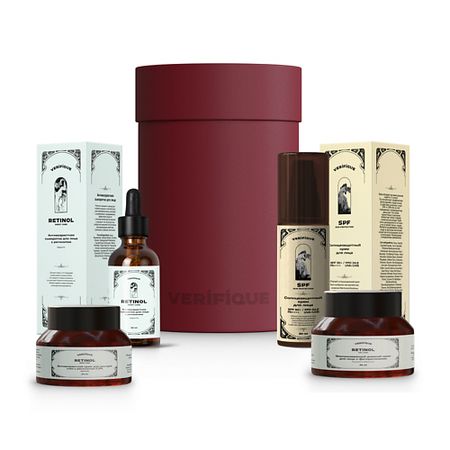 Набор средств для лица VERIFIQUE Подарочный набор антивозрастной косметики для лица с ретинолом