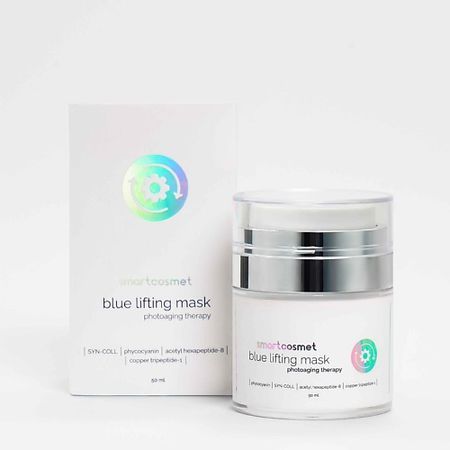 Маска для лица SMARTCOSMET Маска для лица «Blue lifting mask» серии «Фотоомоложение»