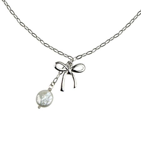 Колье LANZEROTTI Колье с жемчугом и бантом