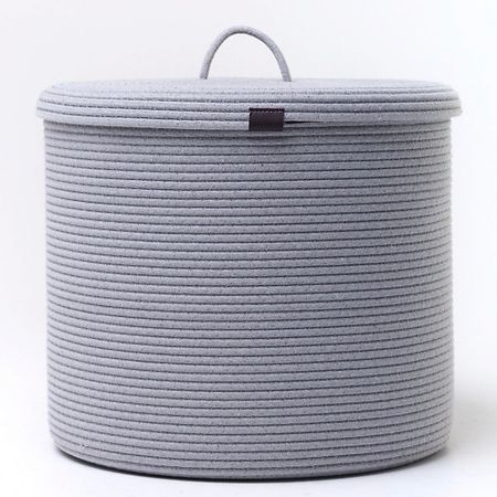 Корзина для хранения ASTIHOME Корзина для белья плетеная с крышкой