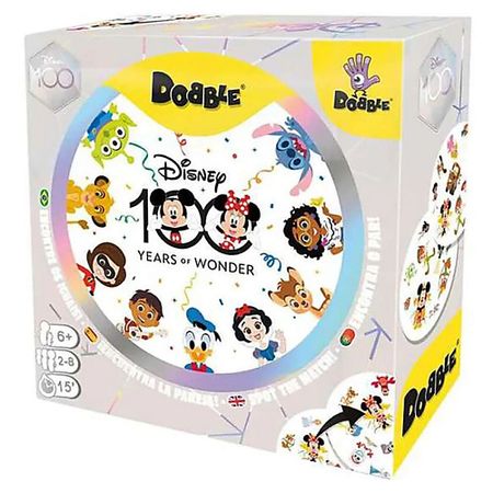 Настольная игра ASMODEE Настольная игра Double Disney Edition испанский, английский, португальский языки винтажный английский текст ленты васи 20 мм 200 см