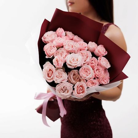 Букет живых цветов БУКЕТНАЯ ЛАВКА 7 Кустовых