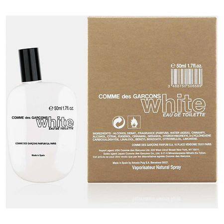 Туалетная вода COMME DES GARCONS Туалетная вода White парфюмерная   comme des garcons парфюмерная   eau de parfum