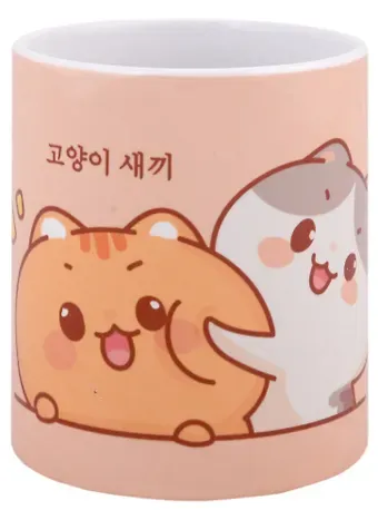 Кружка Kawaii Котики (керамика) (330мл)