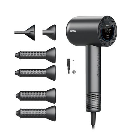 Фен REMEZ Фен-стайлер Модель S+ с функцией СЕНСОР с профессиональным концентратором RMB-707BS анатомическая модель скелета 45 см