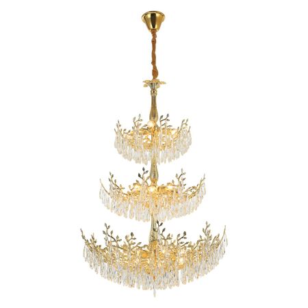 Люстра Citilux Ritz CL310262 золотистая