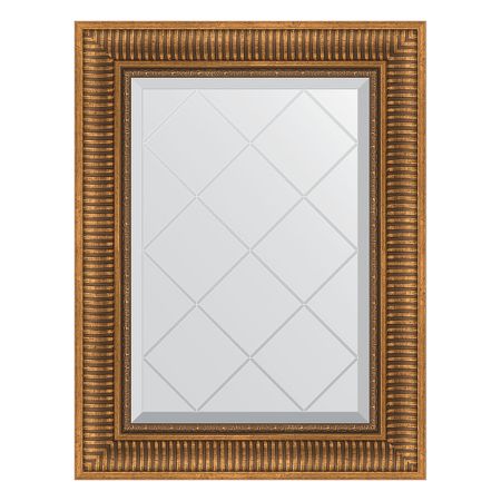 Зеркало с гравировкой в багетной раме Evoform бронзовый акведук 93 мм 57x75 см