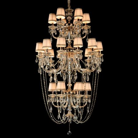 Люстра Catic 75004/6+12+6 -серебро