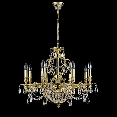 Люстра Catic 75006/8 -золото/кофе