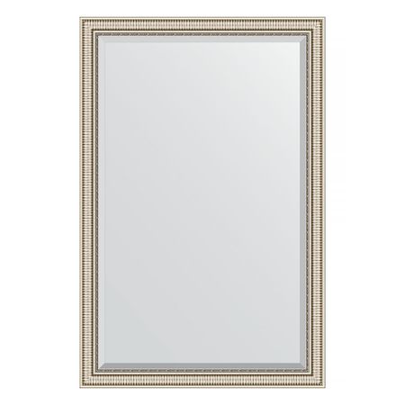 Зеркало с фацетом в багетной раме Evoform серебряный акведук 93 мм 117х177 см
