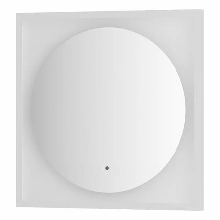 Зеркало Defesto Еclipse 60х60 12W белая рама, с LED-подсветкой, ИК выключатель, нейтральный свет DF 2226R