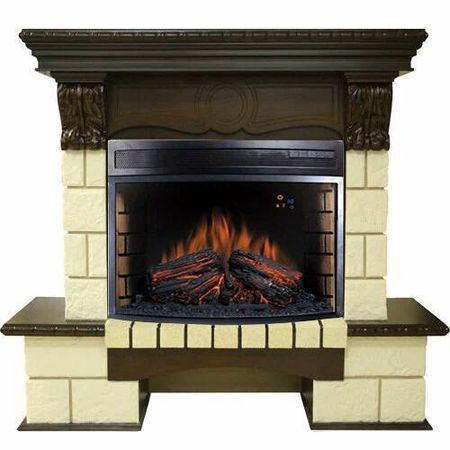 Каминокомплект Royal Flame Piere Luxe с очагом Panoramic 25FX 100 и 4 фишки прибыльного интернет магазина