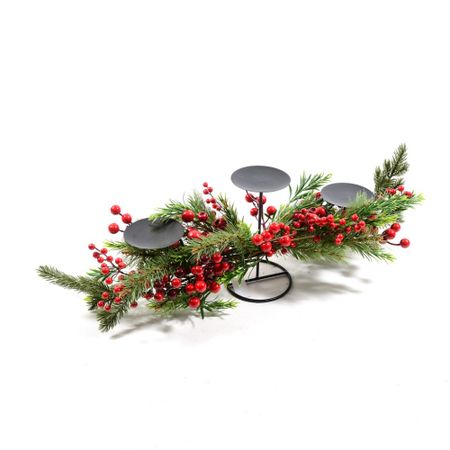 Подсвечник на 3 свечи Mercury NY 75x26x22 см