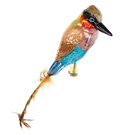 Птичка декоративная Krebs int на клипсе 15см людмила петровна попова его птичка