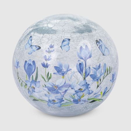 Шар Yancheng Shiny стеклянный декоративный с подсветкой бабочки 15х14,5 см декоративный бюст 3d конструктор из картона тесла