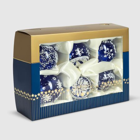 Набор елочных шаров Marusya снегопад 6 шт наталья владимировна карпова снегопад и снегопляс