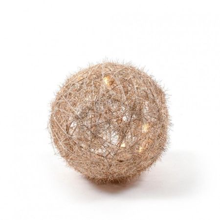 Шар Mercury NY декоративный золотой с LED подсветкой 15 см декоративный бюст 3d конструктор из картона тесла