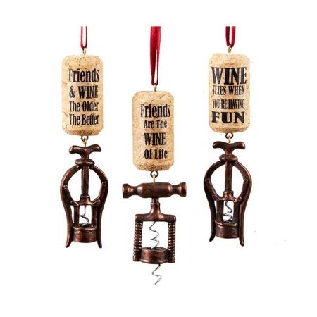 Игрушка елочная Kurt S.Adler штопор 11 см в ассортименте