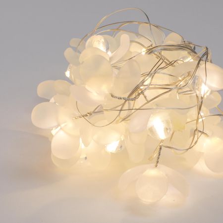 Гирлянда новогодняя Best Technology 20 LED на батарейках цветы сливы