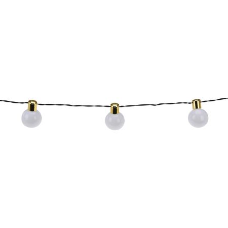 Гирлянда новогодняя Koopman NY шары LED 10 ламп диаметр 4 см на батарейках