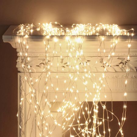 Электрогирлянда новогодняя Best Technology занавес 2400 LED теплый белый со стартовым шнуром