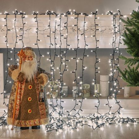 Электрогирлянда новогодняя уличная Reason 1600 LED 300 см со стартовым шнуром