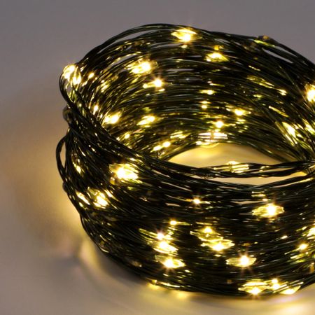 Электрогирлянда новогодняя Best Technology зелёная тёплый белый 1440 Led