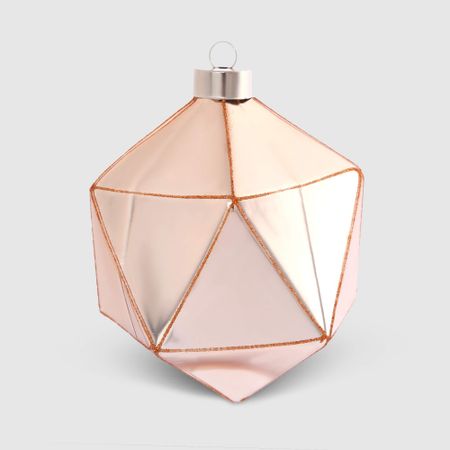 Подвеска стеклянная Yancheng Shiny золотая, 13х14 см