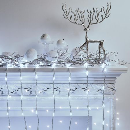 Электрогирлянда новогодняя Reason 400 LED Занавес для улицы 200х200 см, со стартовым шнуром