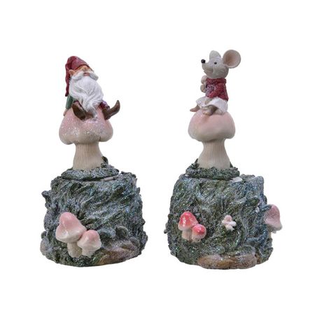 Фигура декоративная Kaemingk грибочек 10x20 см в ассортименте