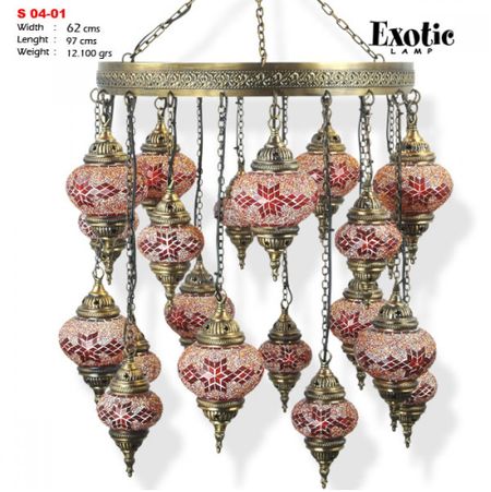 Люстра Exotic Selection S 04-01 красная