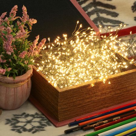 Электрогирлянда Best Technology 1800 LED 594 см со стартовым шнуром теплый свет