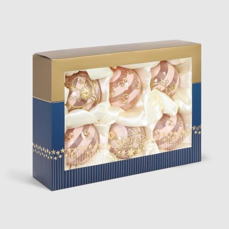 Набор елочных игрушек Marusya цветное каро 6 шт комольцева юлия викторовна новый год от истории елочных игрушек до традиций разных стран 2 е издание