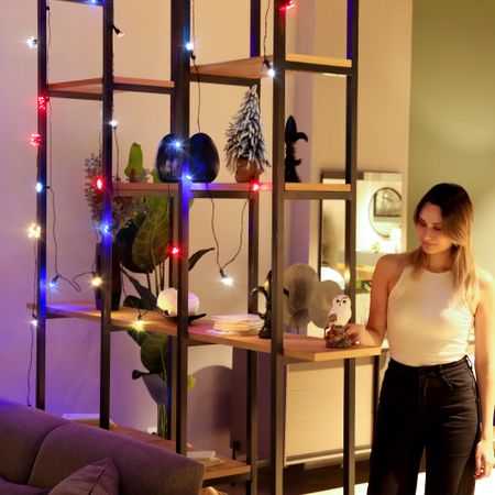Гирлянда новогодняя Lotti Bunch 320 leds мультиколор 4+16 м со стартовым шнуром
