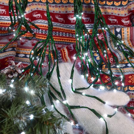 Гирлянда новогодняя электрическая Edelman ny 2000 LED холодный белый, со стартовым шнуром