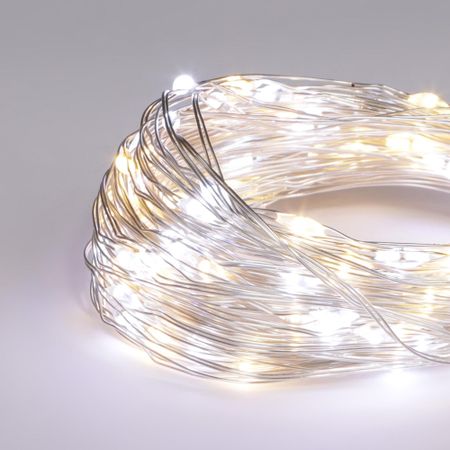 Гирлянда новогодняя Mercury NY 100 LED тёплый и холодный свет