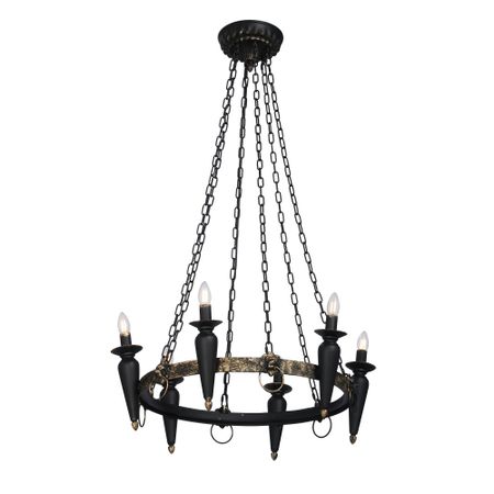 Люстра Розаnoff rs121/6.лиона 6xe14 макс. 60вт